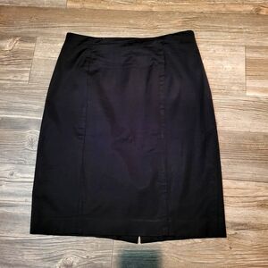 ANN TAYLOR | Petite Black Pencil Skirt